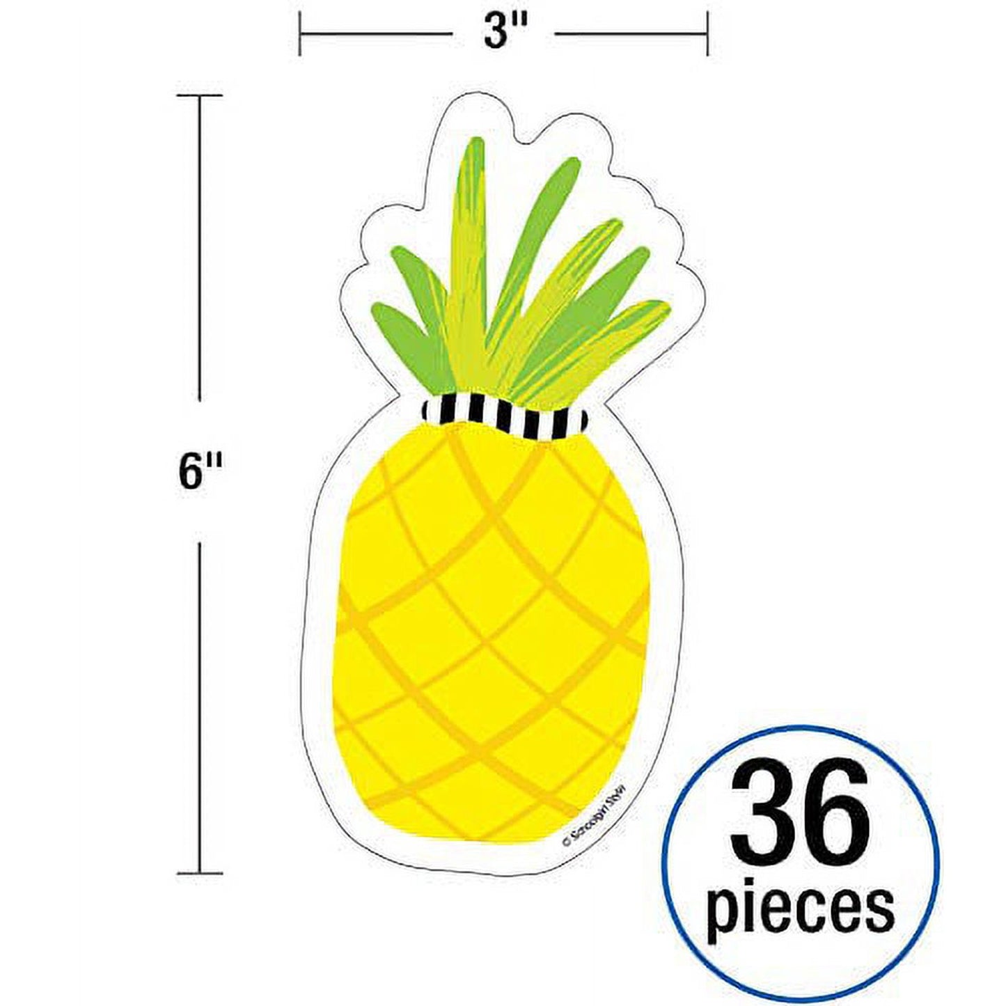 TROPICAL PINEAPPLE CUT OUT