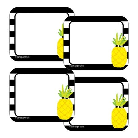 TROPICAL PINEAPPLE NAME TAG