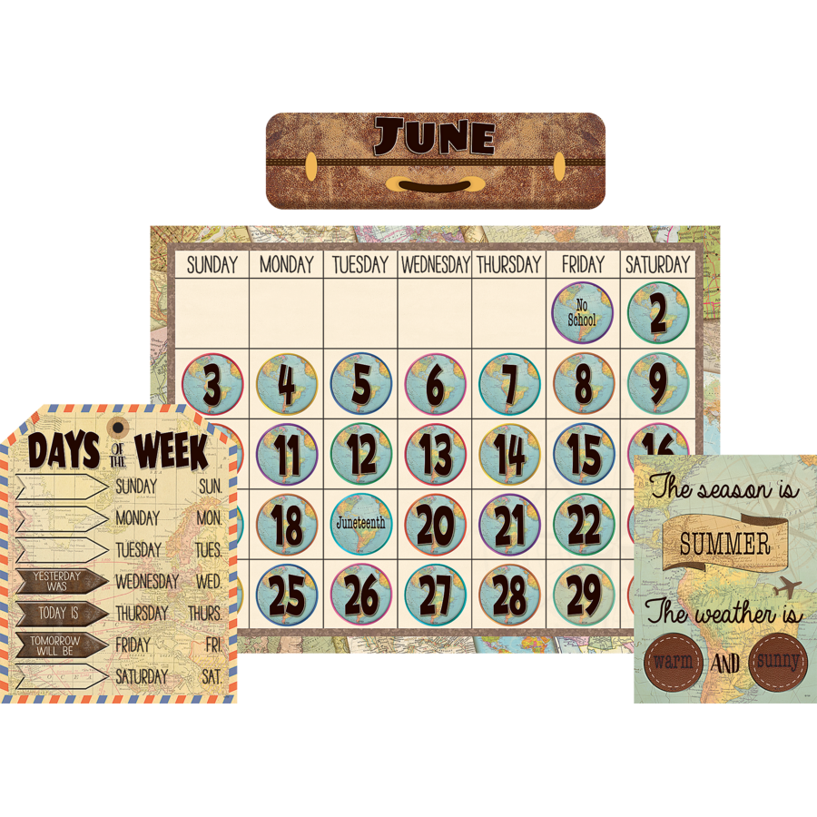 TRAVEL THE MAP CALENDA