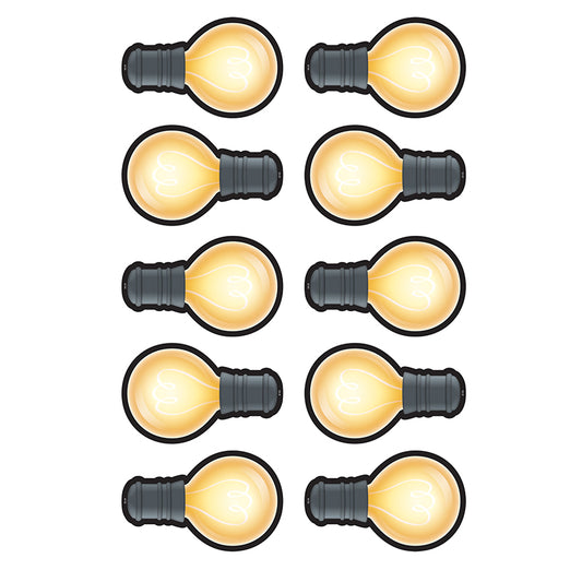 WHITE LIGHT BULB CUT OUT