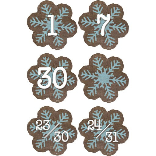 SNOWFLAKE CALENDAR MINI ACCENT