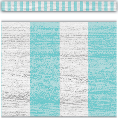 VINTAGE BLUE STRIPES BORDER