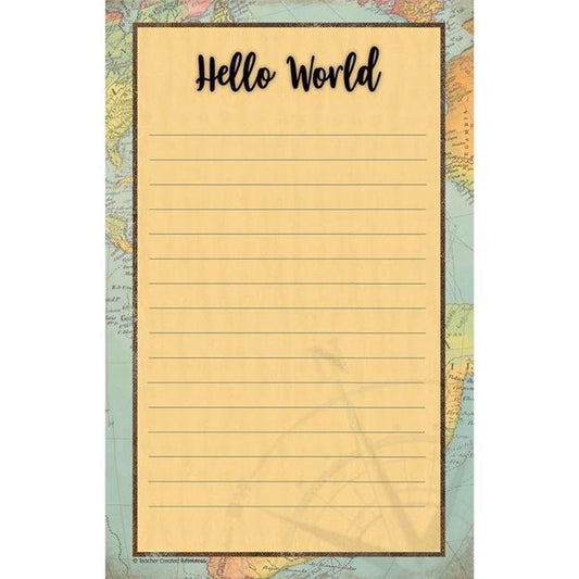 TRAVEL THE MAP NOTEPAD