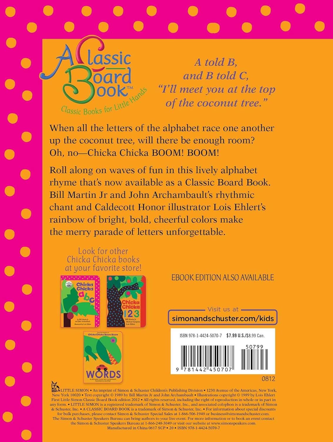 CHICKA CHICKA BOOM BOOM BOARD BO