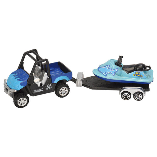 SEA PATROL TRUCK AND TRAILER