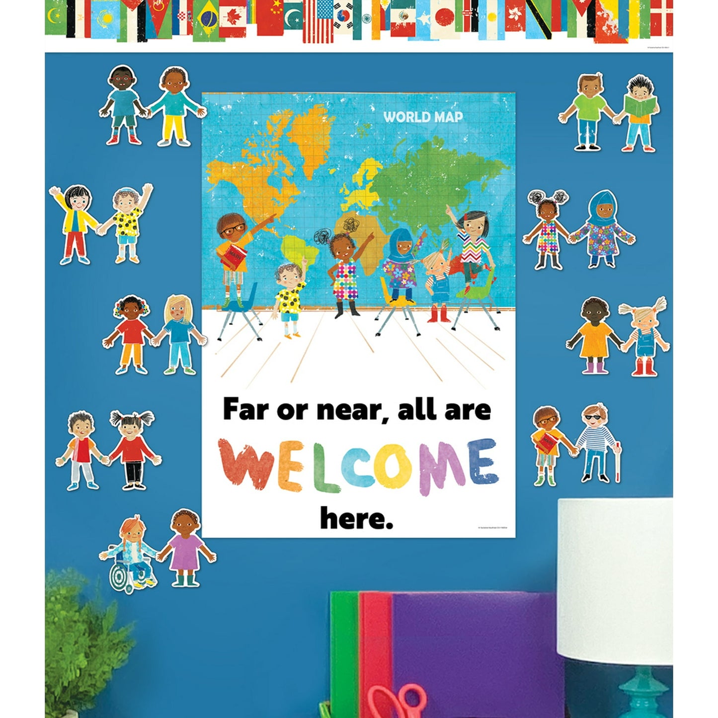 ALL ARE WELCOME KIDS CUT OUT