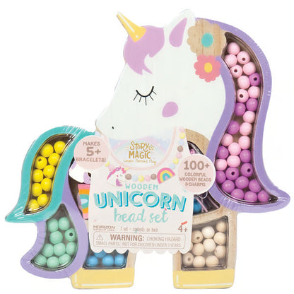 UNICORN WOODEN BEADS