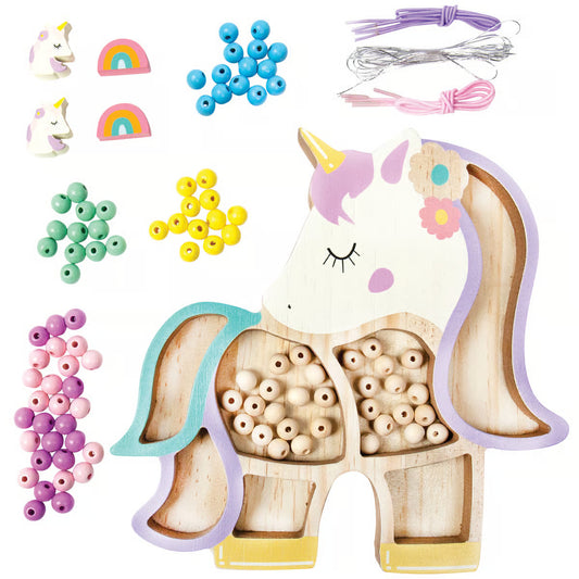 UNICORN WOODEN BEADS