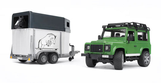 LAND ROVER WITH HORSE