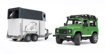 LAND ROVER WITH HORSE