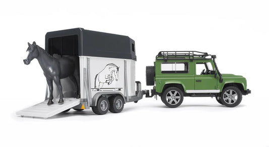 LAND ROVER WITH HORSE