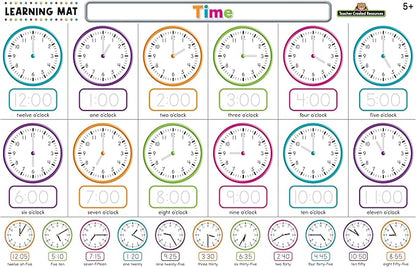 TIME LEARNING MAT