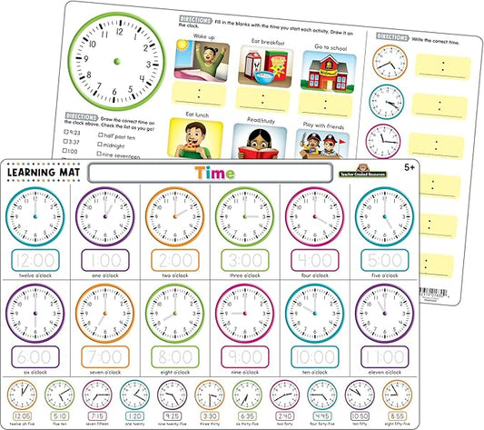 TIME LEARNING MAT