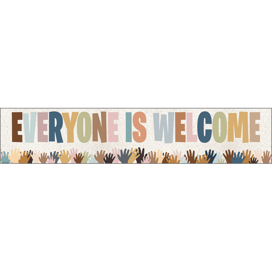 EVERYONE IS WELCOME BANNER