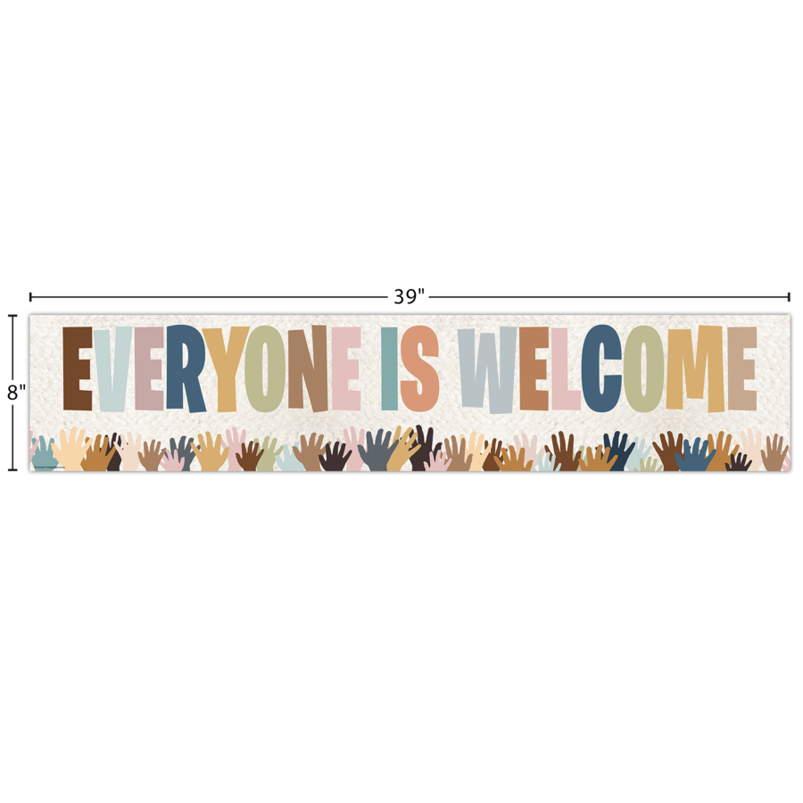 EVERYONE IS WELCOME BANNER