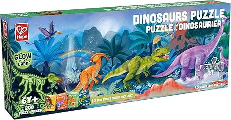 DINOSAURS PUZZLE 200PC