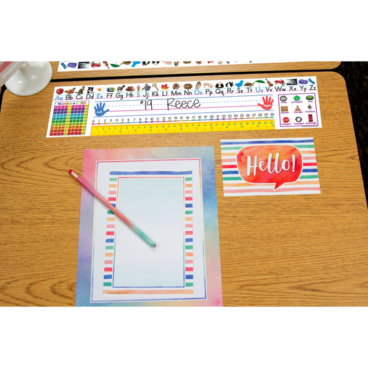 COLORFUL JUMBO NAME PLATES