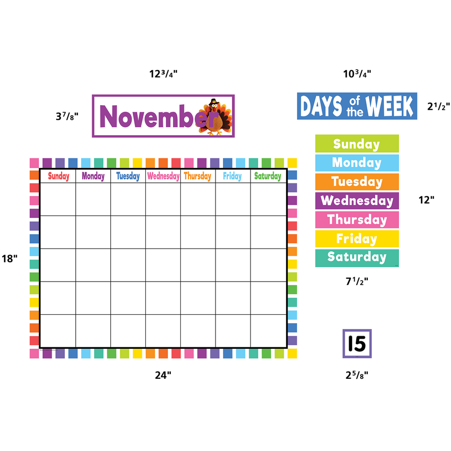 COLORFUL CALENDER