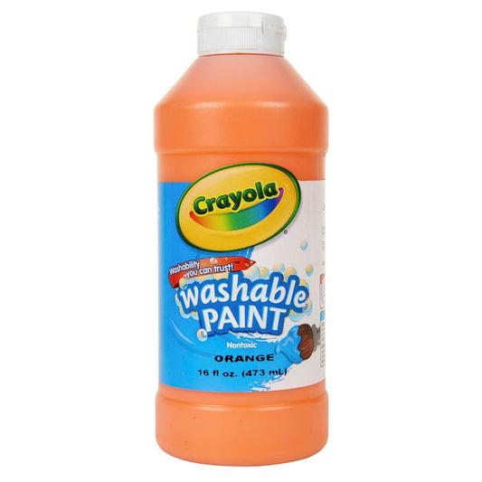 ORANGE WASHABLE FINGER PAINT