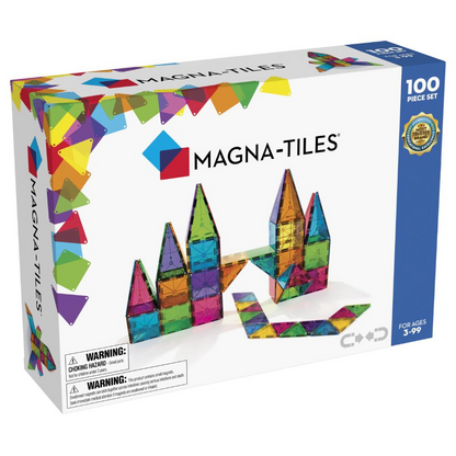 Magna-Tiles Clear Colors 100 pc