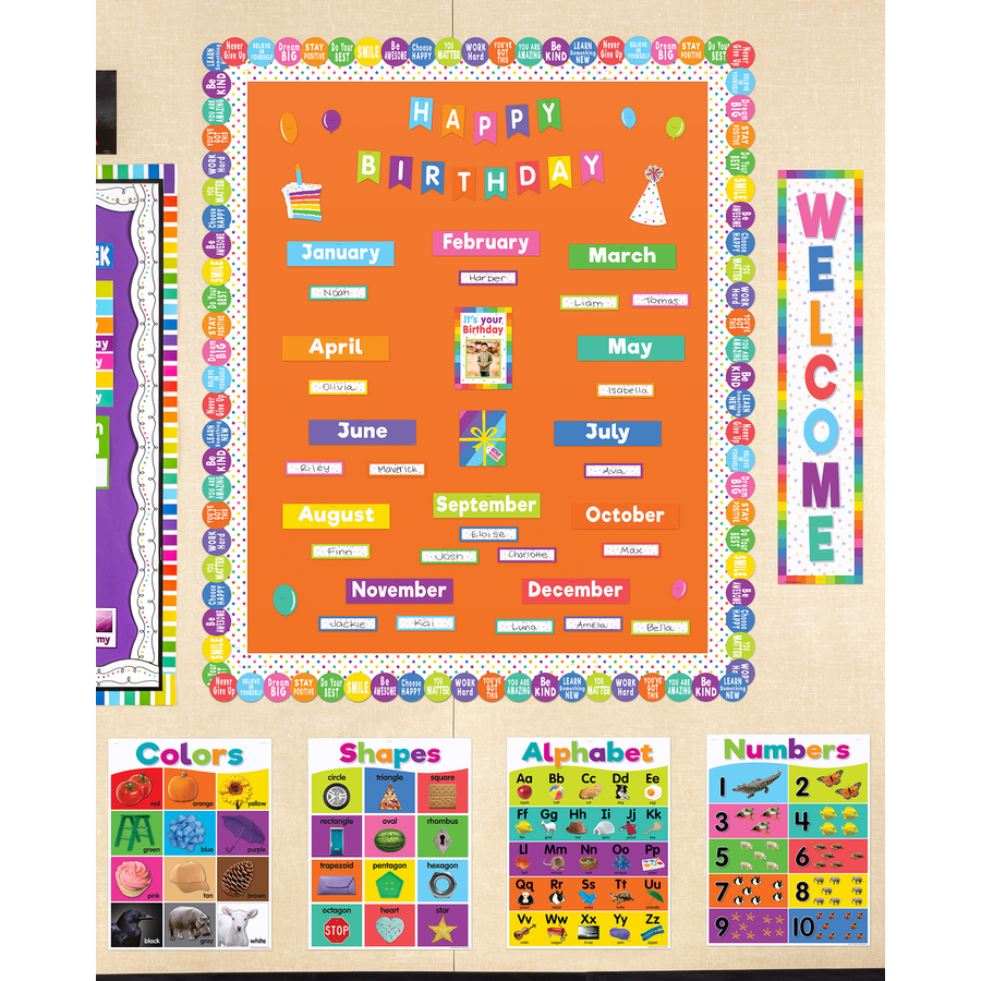 COLORFUL WELCOME BANNER