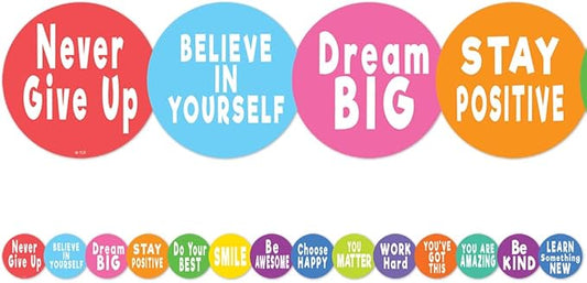COLORFUL POSITIVE SAYINGS TRIMME