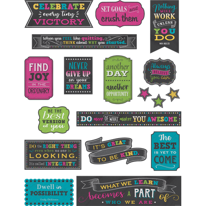 CHALKBOARD BRIGHTS POSITIVE SAYI