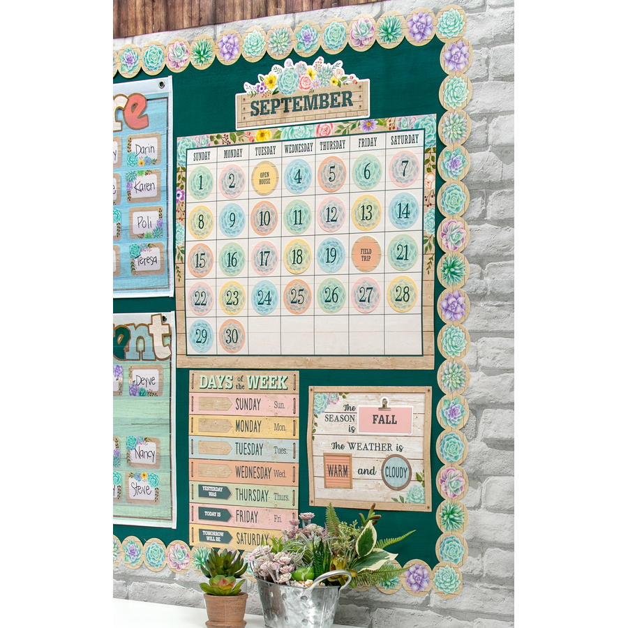 RUSTIC BLOOM CALENDAR SET