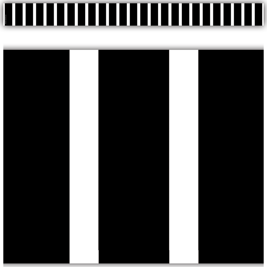 BLACK AND WHITE VERTICAL TRIM