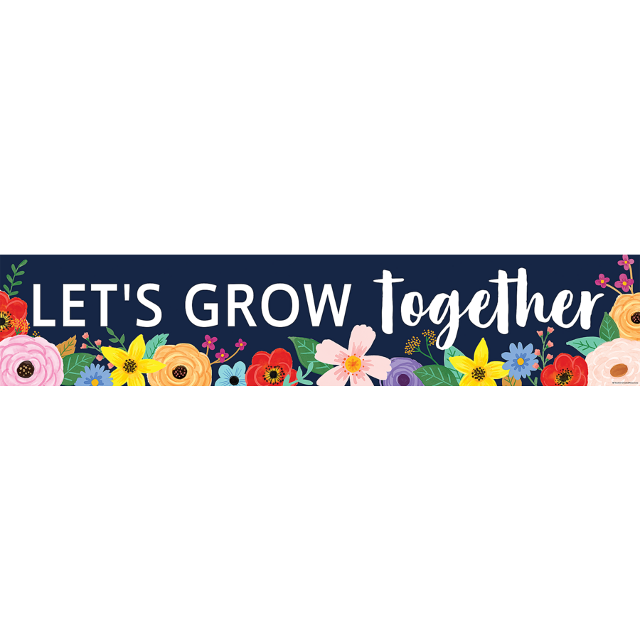 LETS GROW TOGETHER BANNER