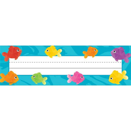 COLORFUL FISH NAME PLATES