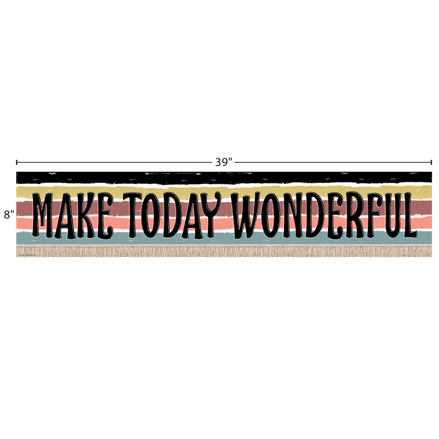 MAKE TODAY WONDERFUL BANNER