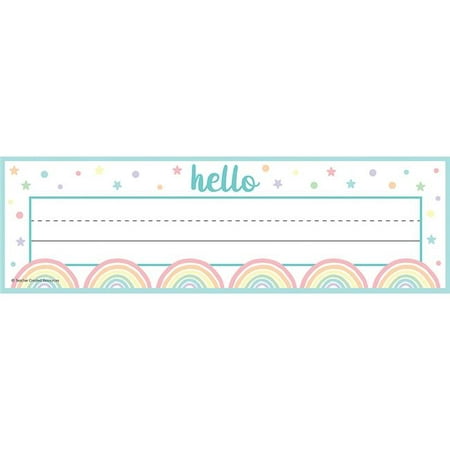 PASTEL POP NAME PLATES