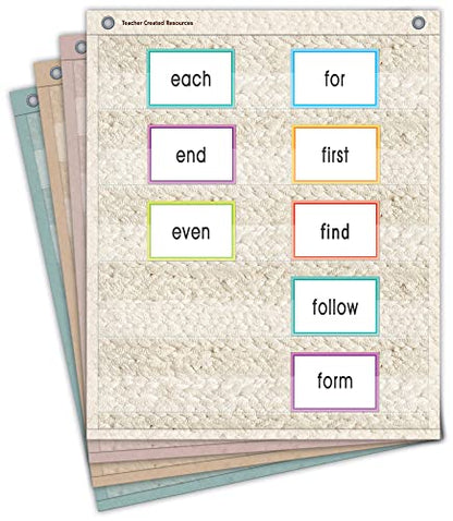 WOVEN MAGNETIC POCKET CHART