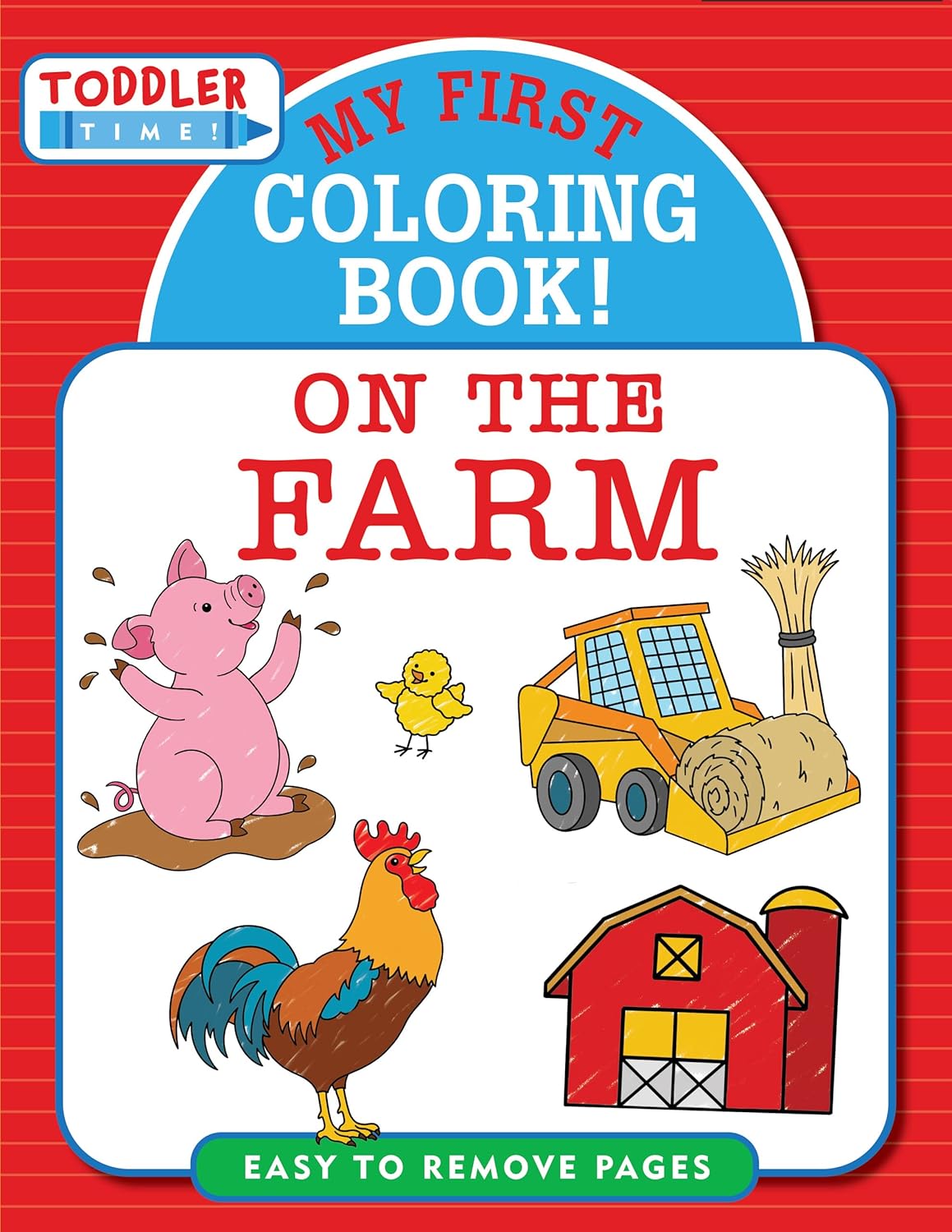 ON THE FARM COLORING BOOK