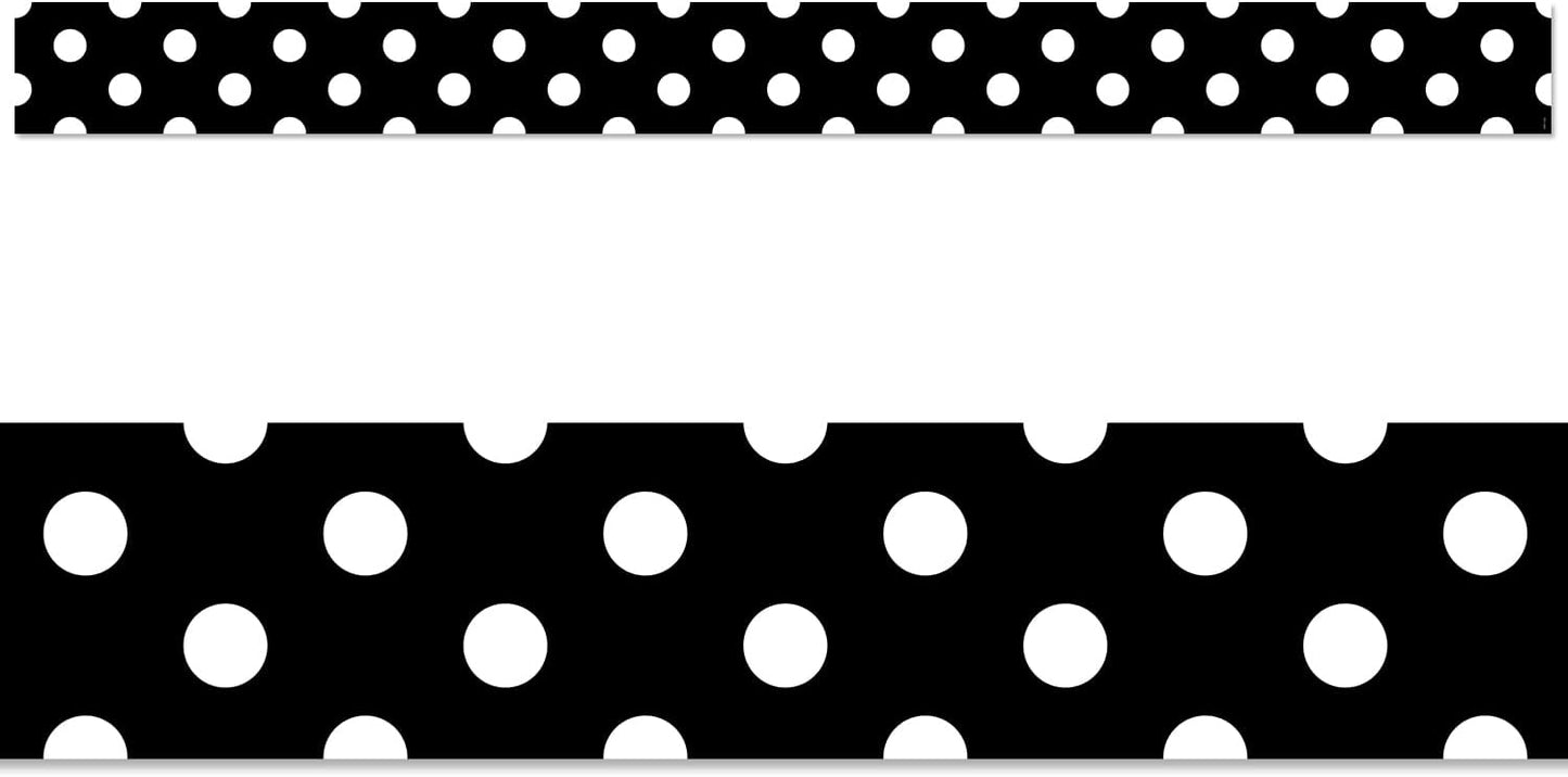 POLKA DOTS ON BLACK TRIMMER