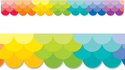 QMBRE RAINBOW SCALLOPS TRIMMER