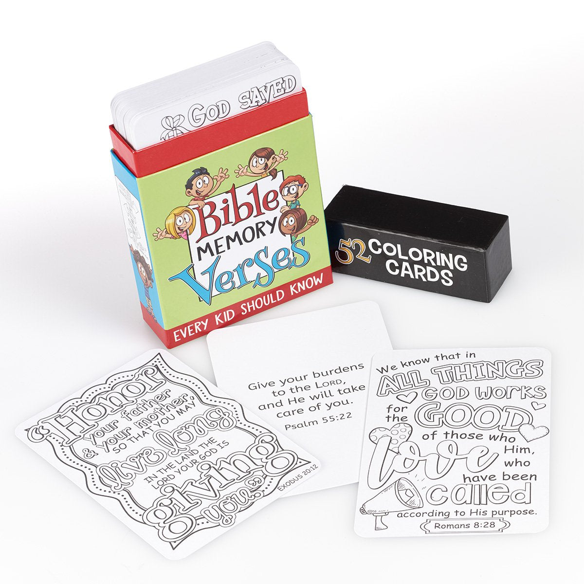 BIBLE MEMORY VERSES COLORING CAR