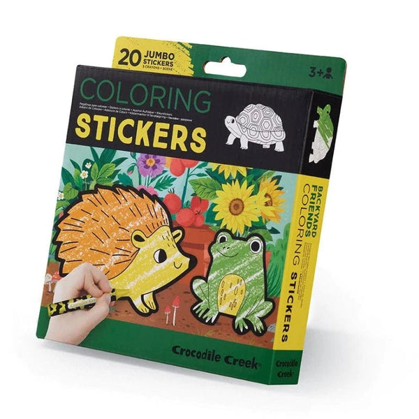 COLORING STICKERS BACKYARD FRIEN