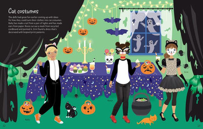 STICKER DOLLY DRESSING HALLOWEEN