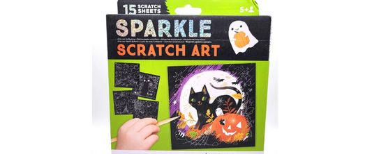 SPARKLE SCRATCH ART HALLOWEEN