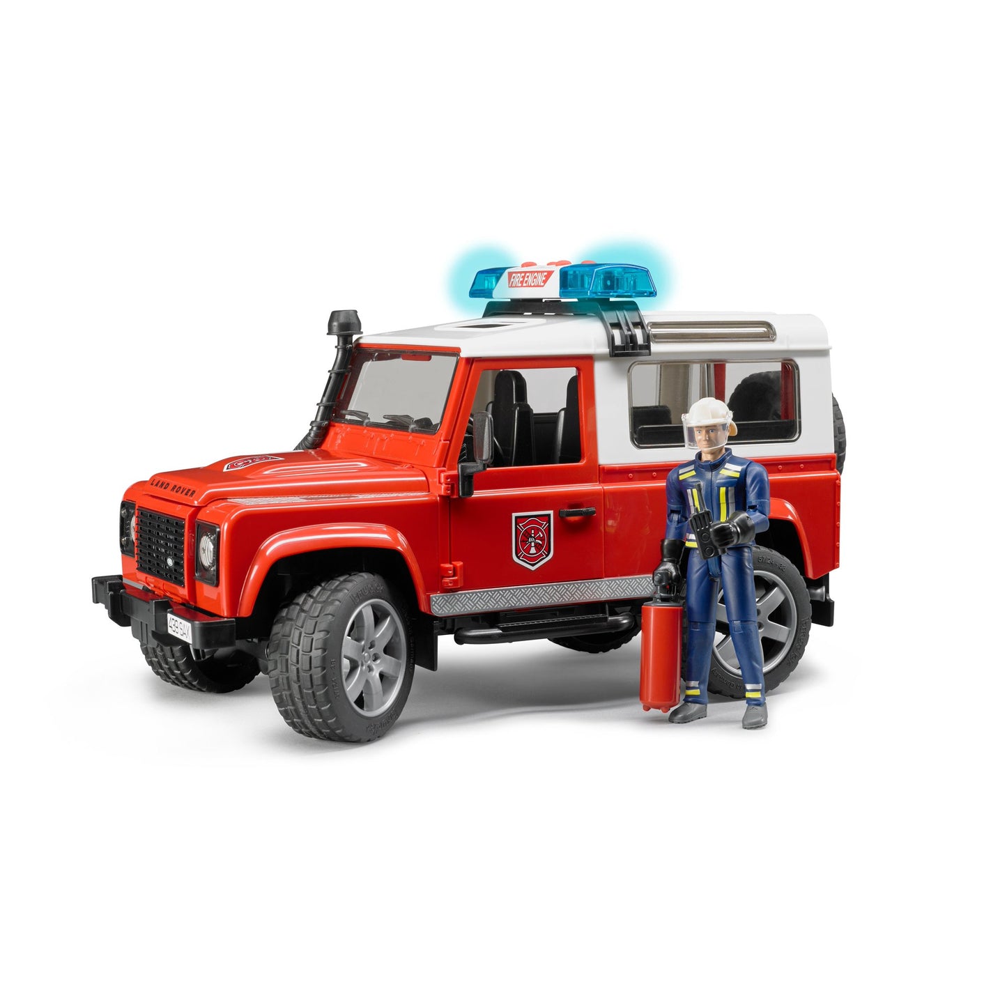 FIRE STATION WITH LAND ROVER