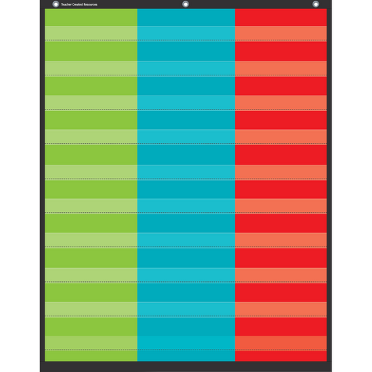 3 COLUMN POCKET CHART