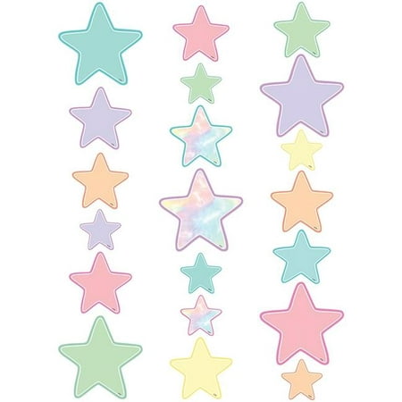 PASTEL POP STARS ASSORTED ACCENT