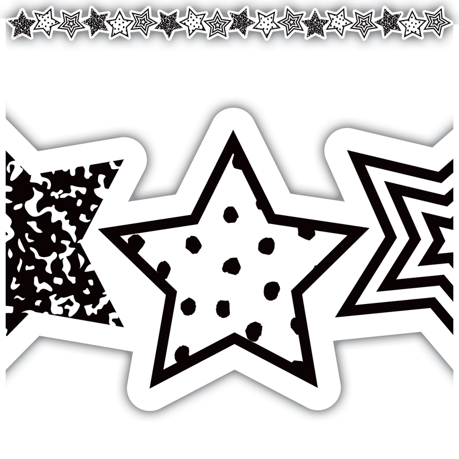 BALCK AND WHITE STAR TRIMMER