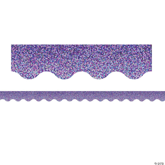 PURPLE SCALLOPED TRIMMER
