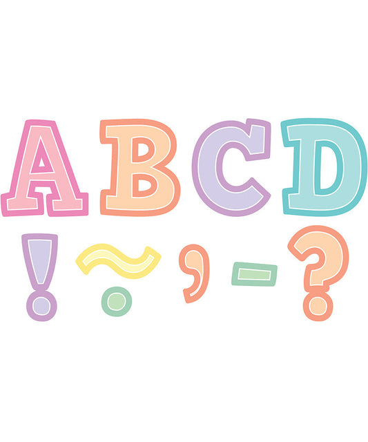 PASTEL POP MAGNETIC LETTERS
