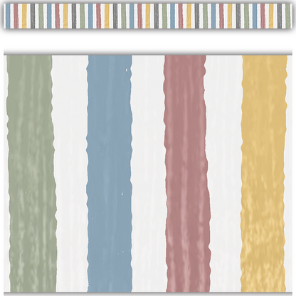 CLASSROOM COTTAGE STRIPES BORDER