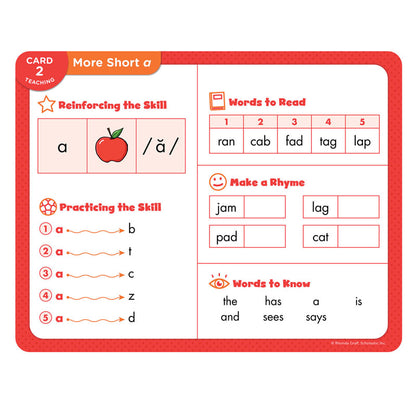 DECODABLE CARDS SHORT VOWELS