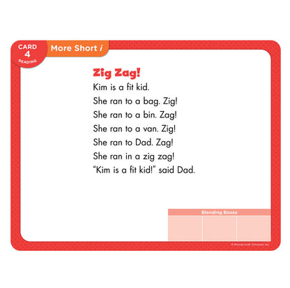 DECODABLE CARDS SHORT VOWELS